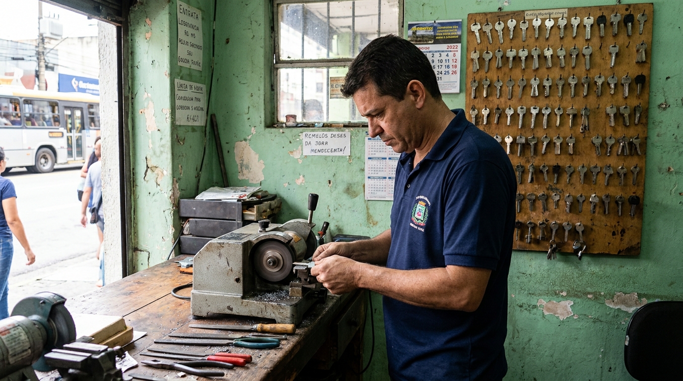 Cópia de Chave Residencial profissional em Sorocaba‑SP
